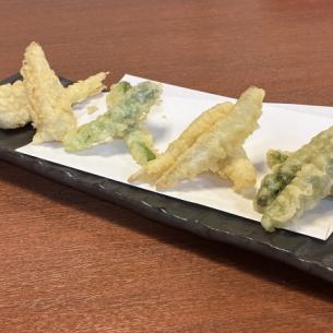 春の天ぷら盛り