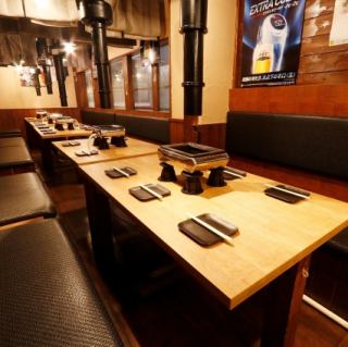 最大35名様の一列の個室席！！幹事様特典あり《喫煙可》