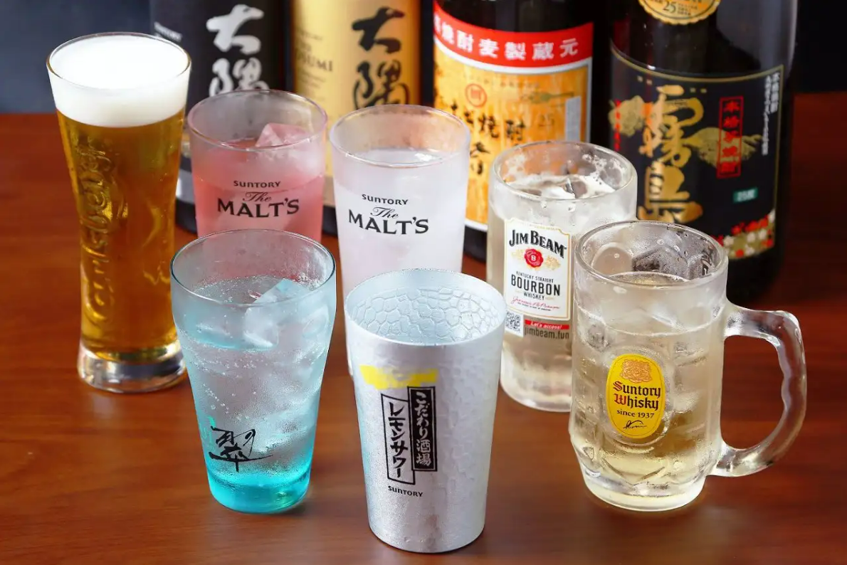 All-you-can-drink for 120 minutes is available for 2,000 yen (tax included).