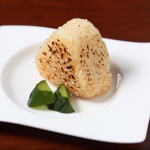 Grilled rice balls