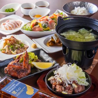 [Hineichi's specialty chicken hotpot course with porridge] 7 dishes, 120 minutes, all-you-can-drink course 6500 yen → 6000 yen