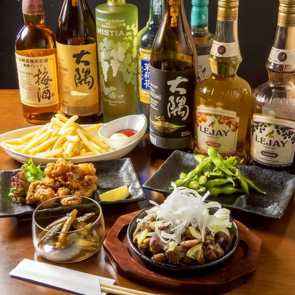 2次会限定コース♪サクッと食感たこの唐揚げ、親鳥マイルド焼きなど☆飲み放題付き3000円(税込)