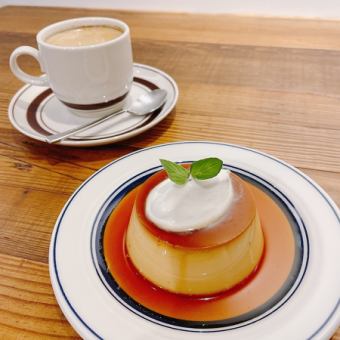 Showa-style hardened pudding