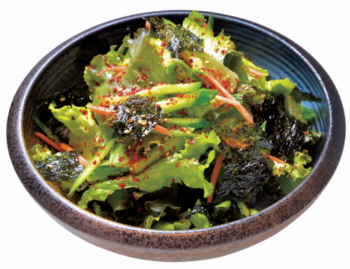 매운 초레기 샐러드