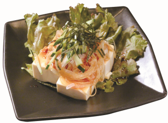 韓国風 豆富サラダ