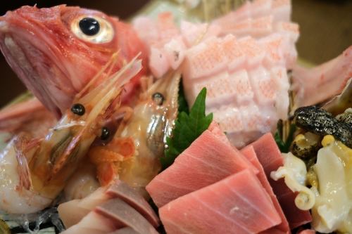 We have fresh sashimi!