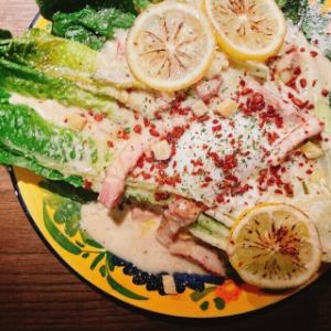 Grilled Lemon Caesar Salad