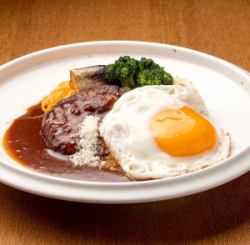 目玉焼き乗せハンバーグ(セット/単品)