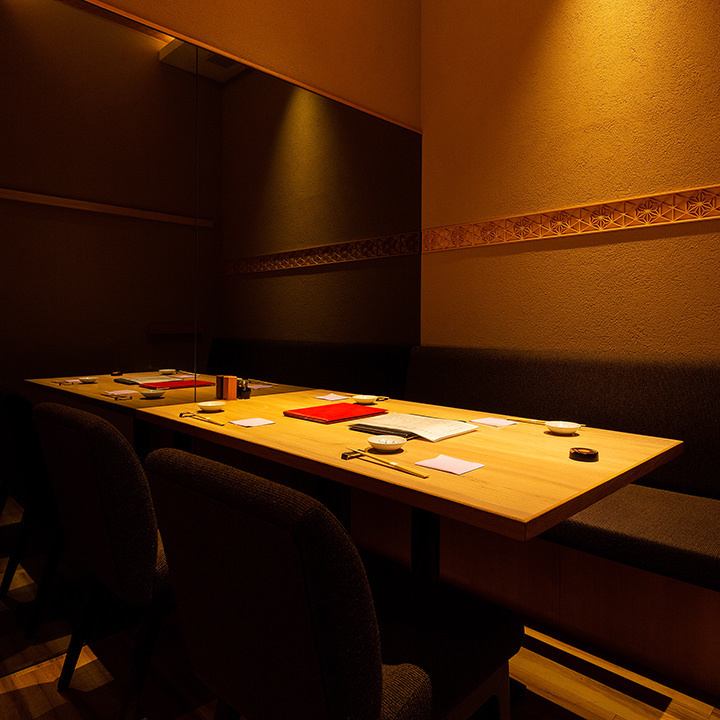 Private room seats where you can relax and relax are also suitable for groups ◎