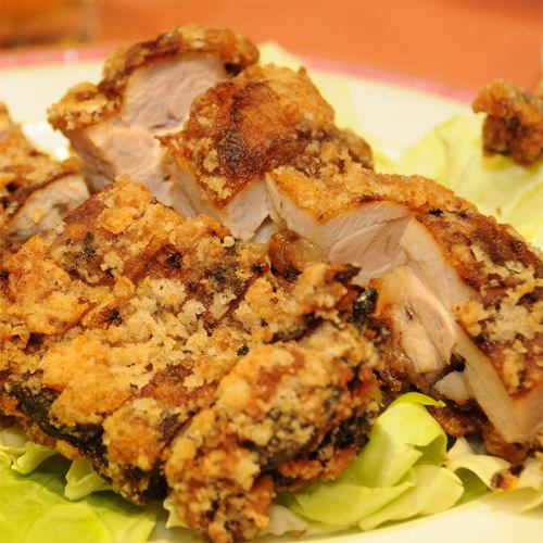 当店名物!!地鶏の山賊焼き