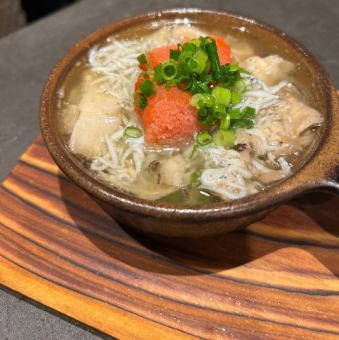 明太子としらす