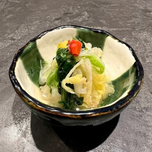 旬野菜のお浸し