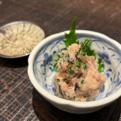 旬魚のなめろう