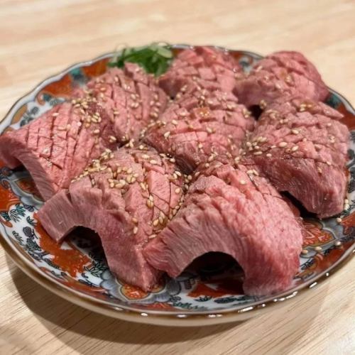 Thick-sliced salted tongue