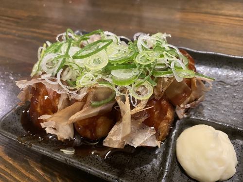 fried green onion takoyaki