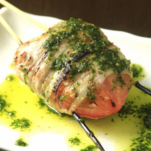 トマトとモッツァレラチーズの豚巻