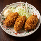 カキフライ　三個