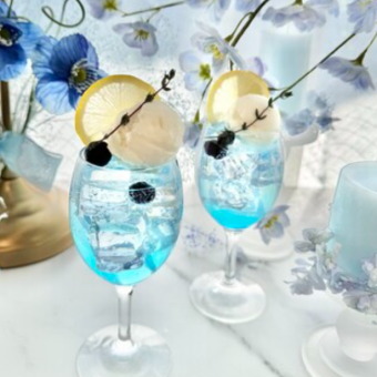 【Blue lemon tea soda付き】9/16~期間限定Autumn Blue