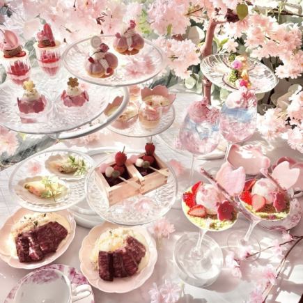 【Anniversary Plan】2/21～4/20期間限定 SAKURA Afternoon Tea【16:00～のご予約】
