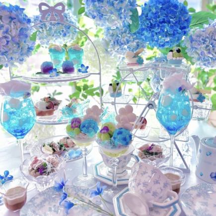 4/24～期間限定 紫陽花とひつじ雲のAfternoon Tea【11:00～のご予約】