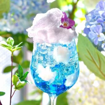 【青空わた雲ソーダ】4/24～期間限定 紫陽花とひつじ雲のAfternoon Tea【11:00～のご予約】