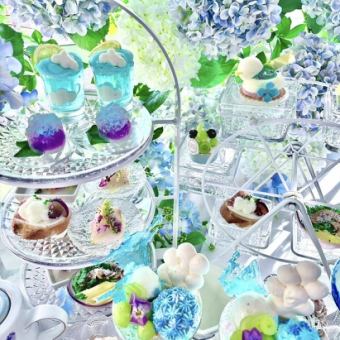 【Anniversary Plan】4/24～期間限定 紫陽花とひつじ雲のAfternoon Tea【16:00～のご予約】
