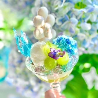 【紫陽花ブルーのスパークリングワイン付き】4/24～期間限定 紫陽花とひつじ雲のAfternoon Tea