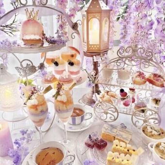 6/26～期間限定◆塔の見える庭園と白桃 Afternoon Tea 【11:00～のご予約】