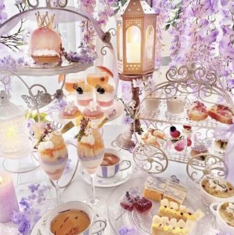June 26th onwards (Limited Time Only): Garden with a View of the Tower and White Peach Afternoon Tea