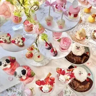 【Dinner 한정 식사 포함 코스】7/31~기간 한정 Rose & Wans Afternoon Tea