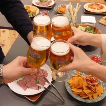 カフェでプチ懇親会☆キッシュ・パスタ全6品アルコール1.5H飲放！4000→3500円