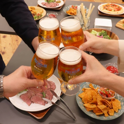 カフェでライトに懇親会☆キッシュ・パスタ全6品アルコール2H飲放！4500→4000円