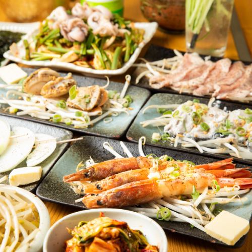種類豊富な鉄板焼きメニュー