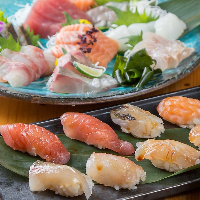 地元の漁師が獲った新鮮な魚を使用◎おすすめコース8800円(税込)