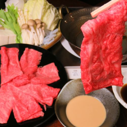 Awa beef shabu-shabu is also popular