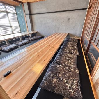 【新設宴会場】掘りごたつの宴会場を新設しております！完全プライベート空間となりますので誰にも邪魔されずゆったりお寛ぎ頂けます！