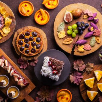 【平日】デザートブッフェ付きランチ2025Autumn－4品から選べるメイン＆デザート10種食べ放題