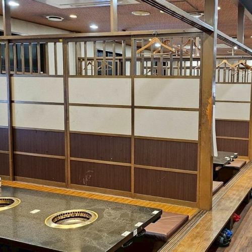 お子様連れでも安心のお座敷席もご用意しています！大人数のお食事にも安心の広いお席です♪