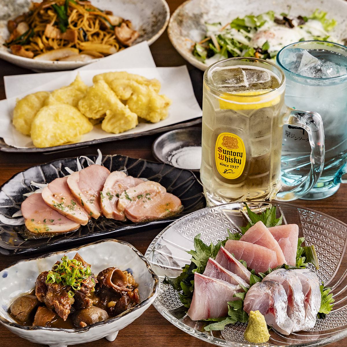 飲み放題付きのコースをご用意しております。