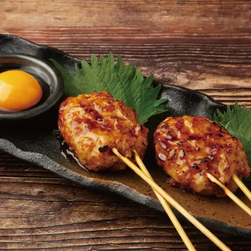 月見鶏つくね焼き