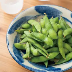 釜茹で枝豆