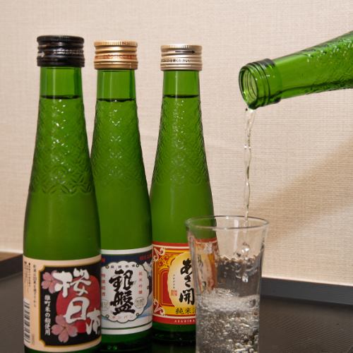 [Drink up] Local sake 1 go 600 yen (tax included)