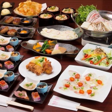 [For year-end parties and various banquets] ~All-you-can-drink included~3800 large plate course