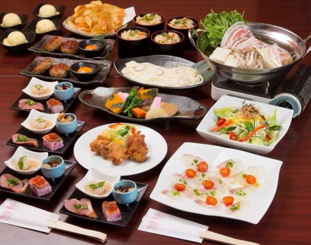 [For year-end parties and various banquets] ~All-you-can-drink included~3800 large plate course