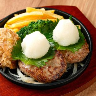 さっぱり和風おろしそハンバーグ定食