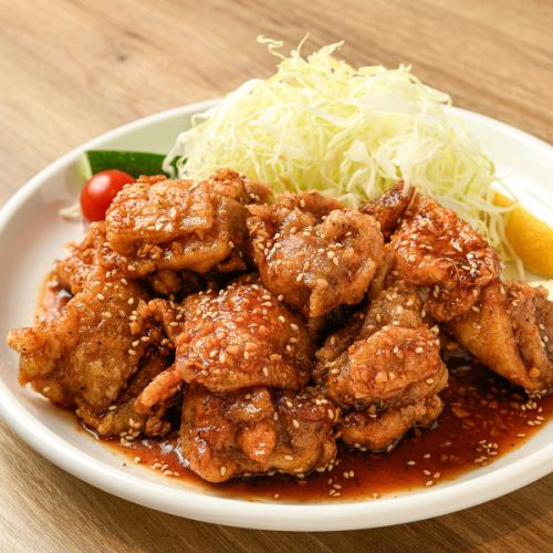 ヒロシ禁断のスタミナから揚げ定食 (10個)