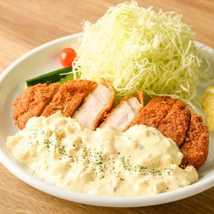 手作りタルタルチキンカツ定食