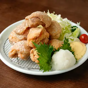 さっぱり和風おろしそから揚げ定食 (7個)