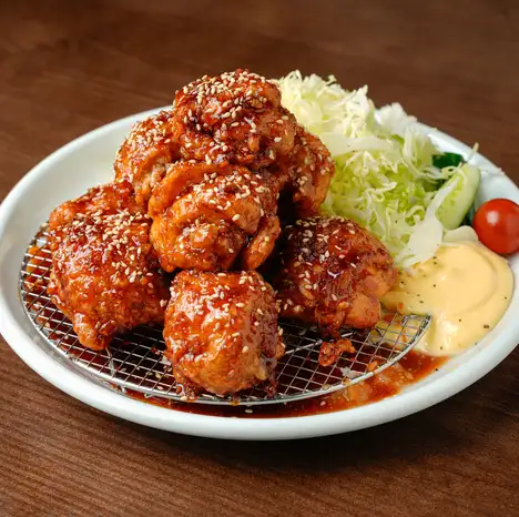 ヒロシやみつきのスタミナから揚げ定食 (7個)