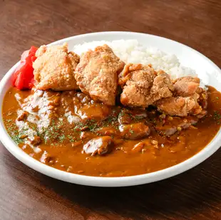 カレー ＋ から揚げ(4ケ)